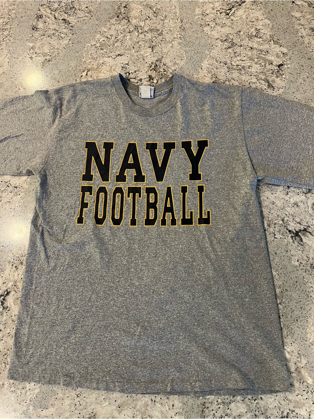 Vintage 90s Navy Football Tee